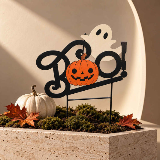 Halloween Boo! Metal Yard Stake by Ashland®