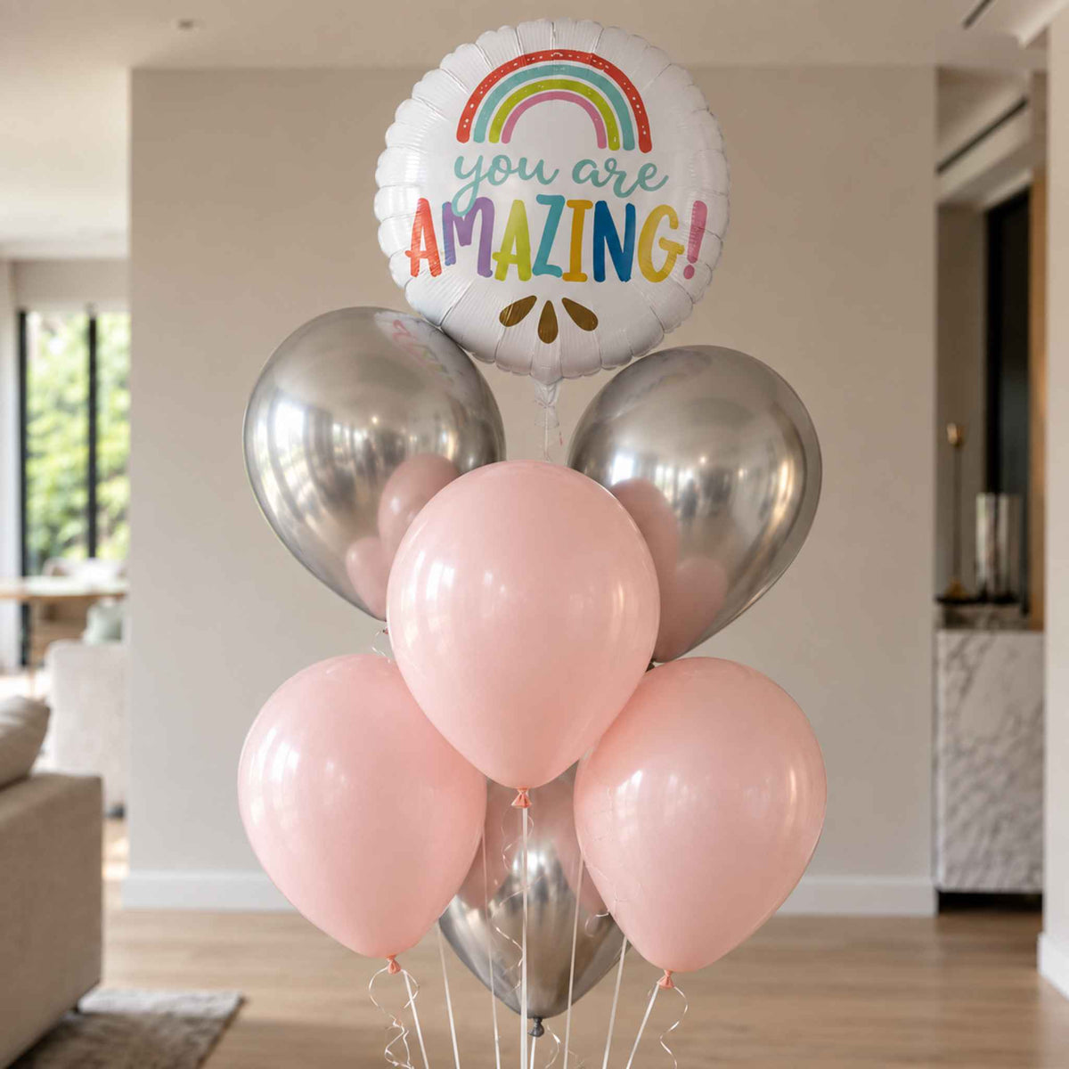You are amazing Helium Message Balloon Bouquet